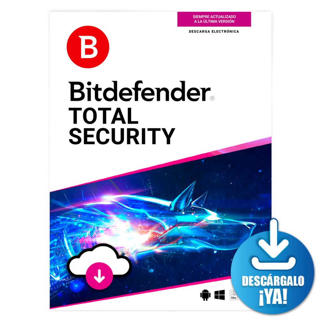 Bitdefender Total Security 1 Año CyberLand